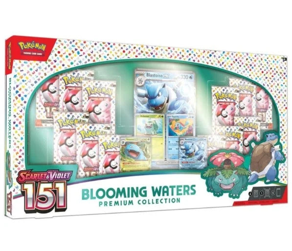 Pokémon 151 Blooming Waters Premium Collection -מארז קלפי פוקימון