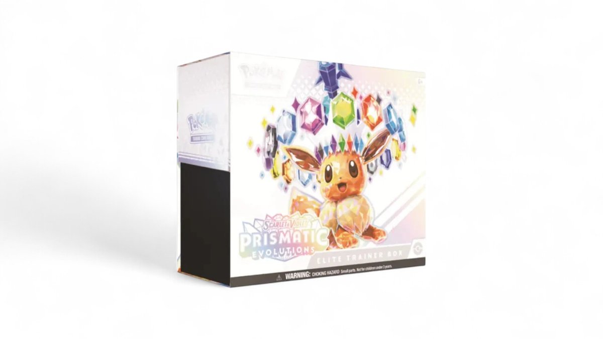 Elite Trainer Box Pokemon Prismatic Evolutions | מארז מאמנים אליט פוקימון פריזמטיק איוולושנס