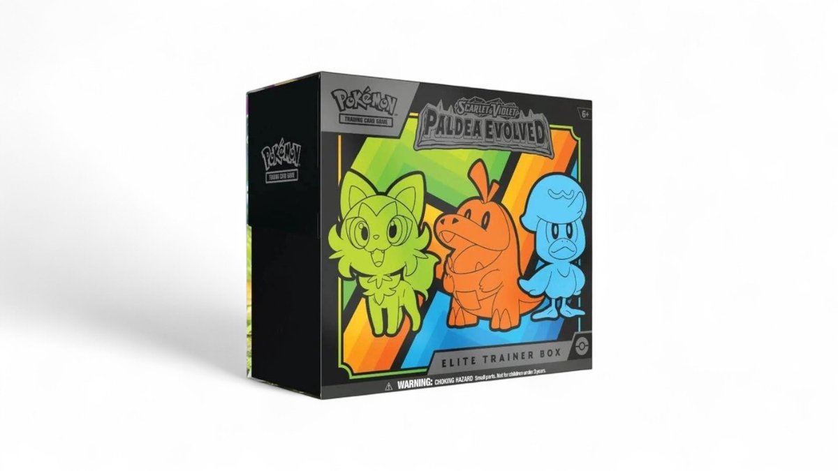 מארז מאמנים איטיבי פוקימון סקרלט ויולט פלדאה איוולווד | Pokemon Paldea Evolved Elite Trainer Box