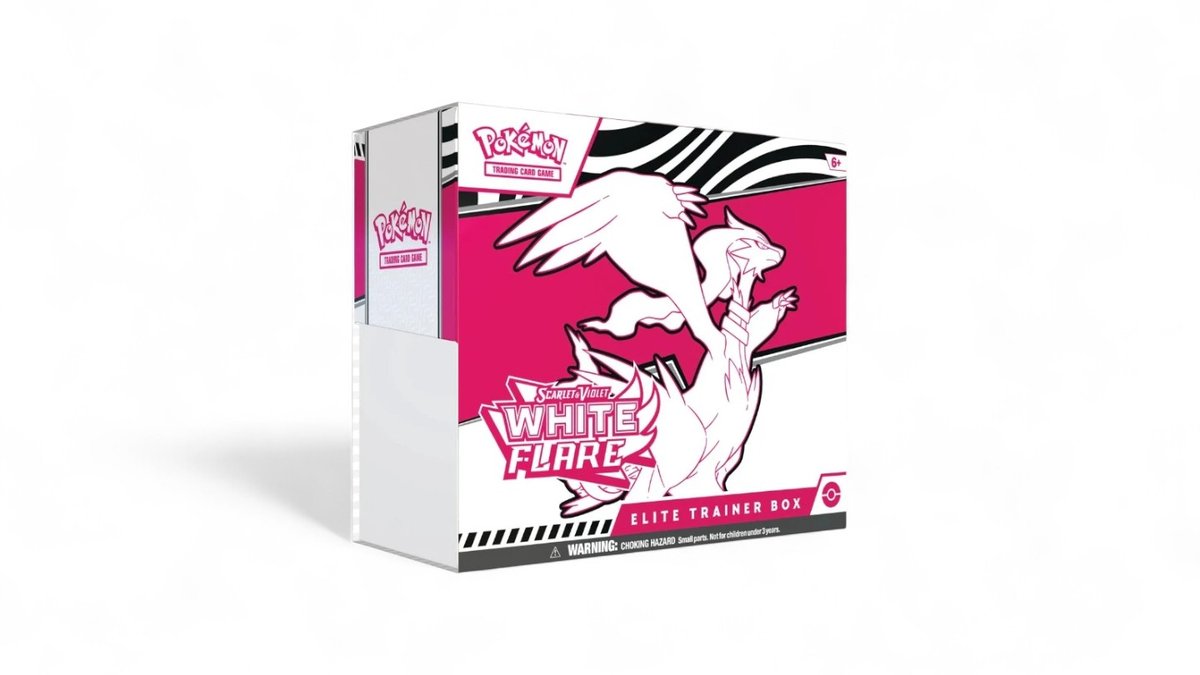 מארז מאמנים אליט קלפי פוקימון וייט פלייר | Pokemon Elite Trainer Box White Flare