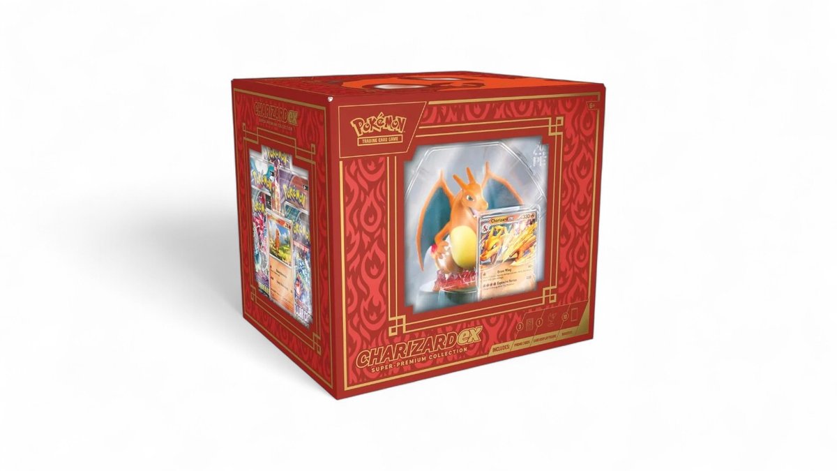 מארז מיוחד פוקימון צ'אריזארד סופר פרימיום קולקשן | Pokémon TCG Charizard ex Super Premium Collection