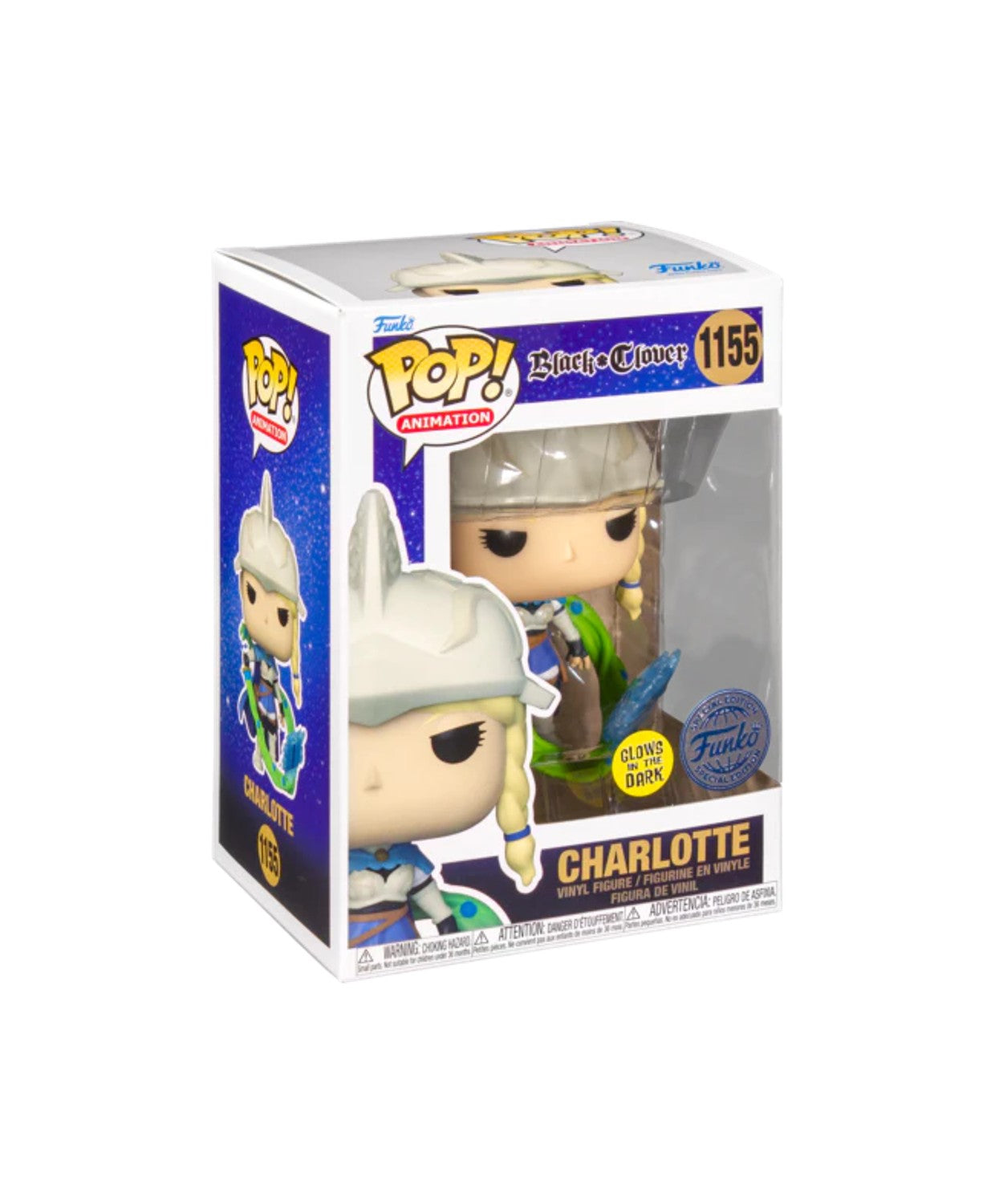 בובת פופ- בלאק קלובר- שארלוט מהדורה מיוחדת