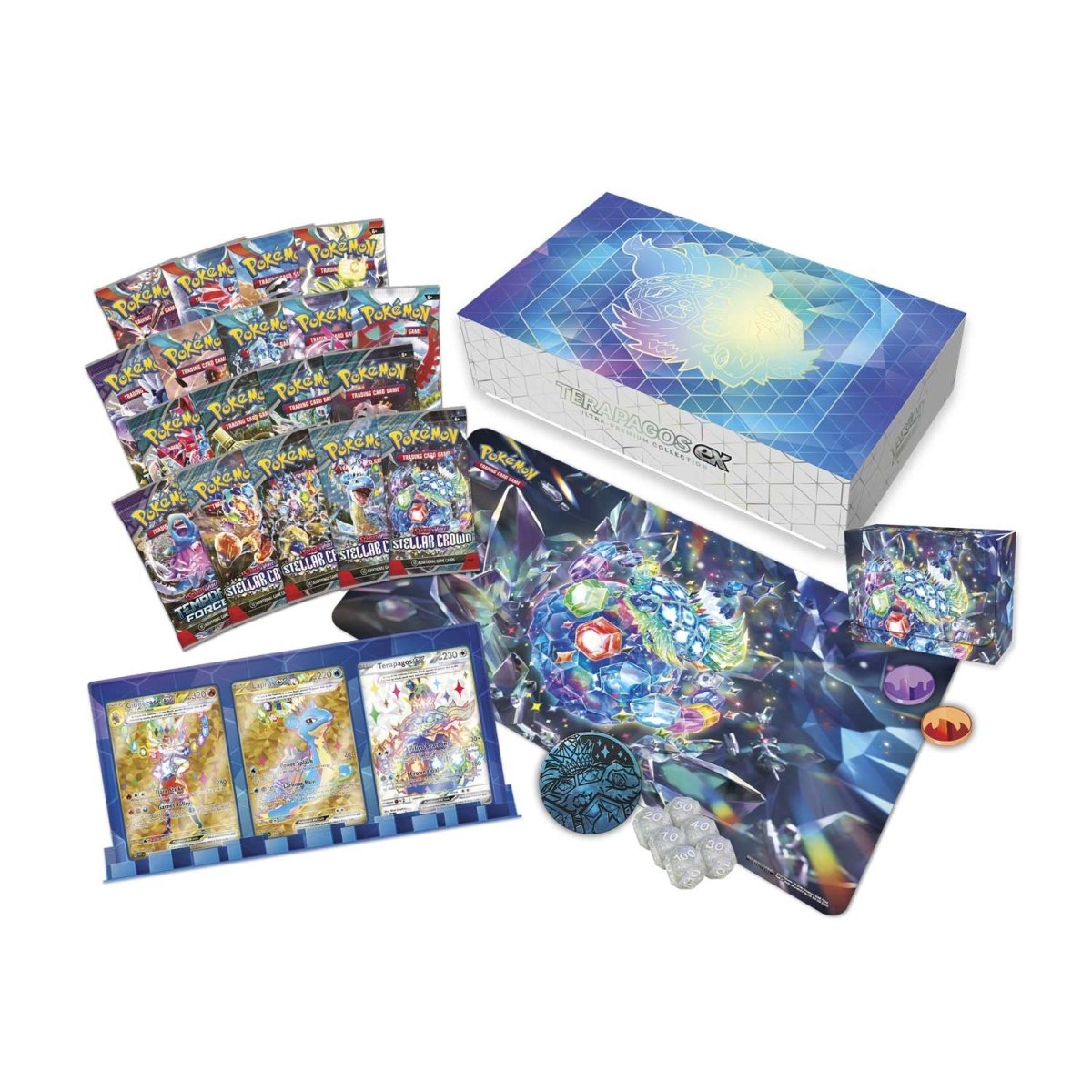Pokémon Ultra Premium Collection-Terapagos ex -מארז קלפי פוקימון
