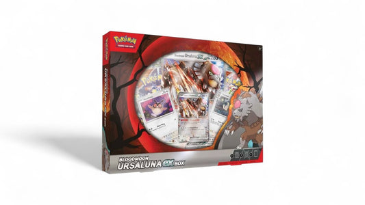 מארז קולקשן קלפי פוקימון בלודמון אורסלנה אי אקס | Pokemon Bloodmoon Ursaluna Ex Collection Box