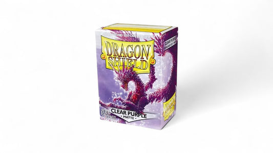 סליב דרגון שילד גודל סטנגרט | סגול שקוף מאט