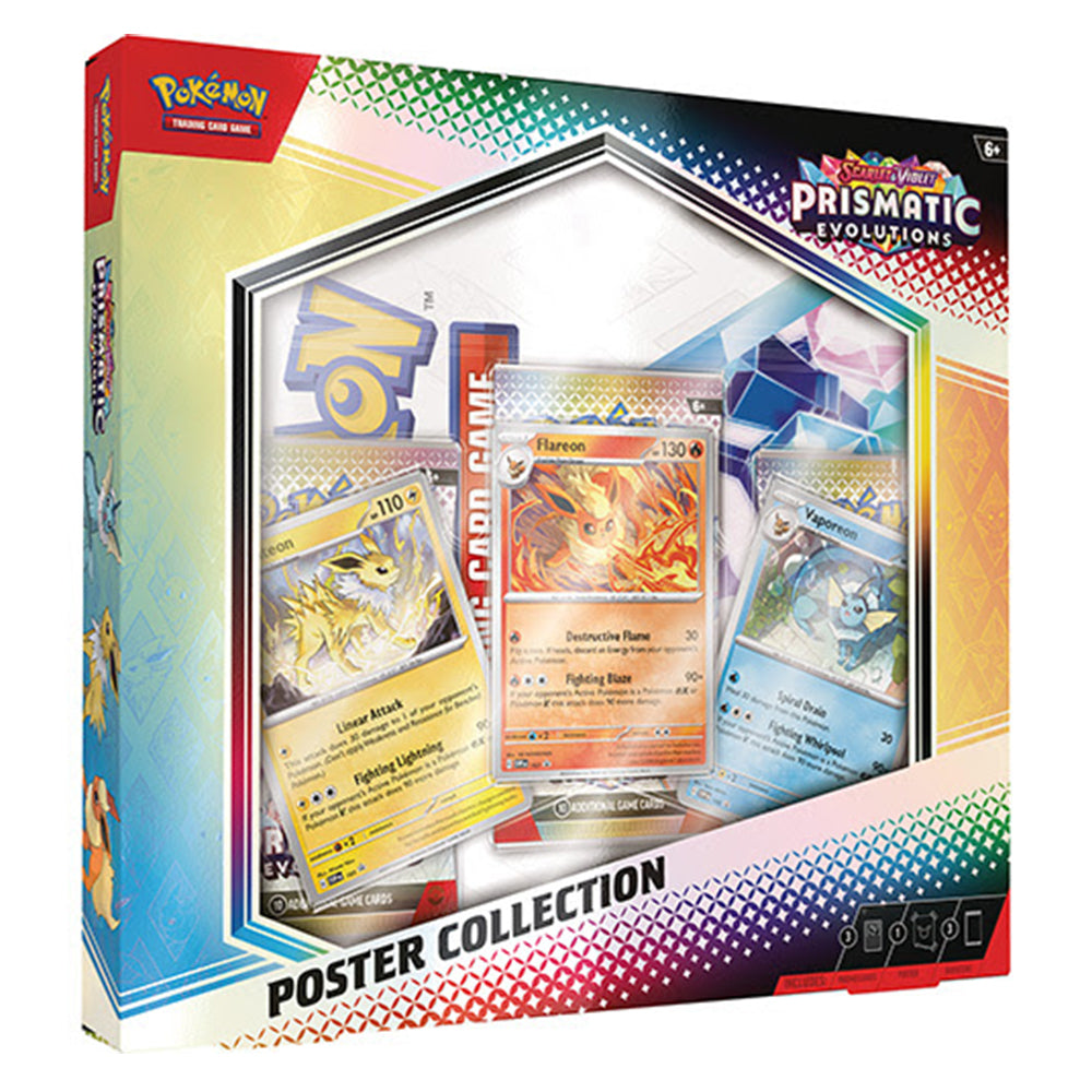 Pokémon Scarlet & Violet SV8.5 Prismatic EVOLUTIONS Poster Collection- מארז קלפי פוקימון