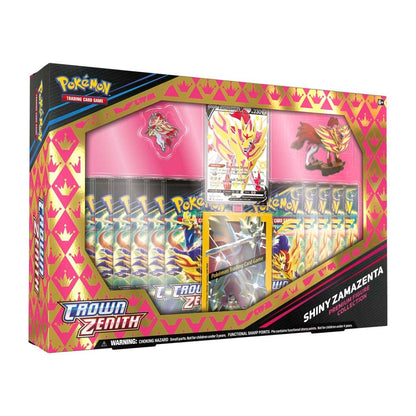 Pokémon TCG: Crown Zenith Premium Figure Collection—Shiny Zamazenta -מארז קלפי פוקימון
