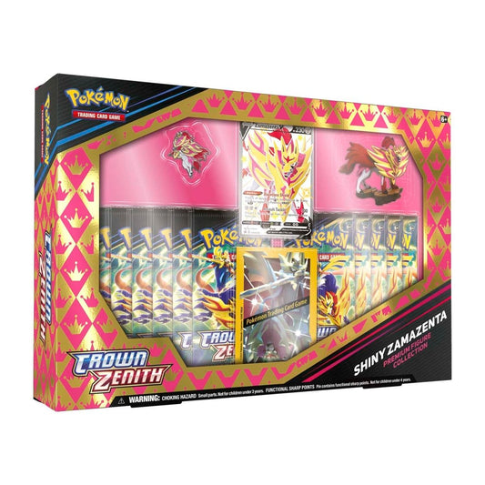 Pokémon TCG: Crown Zenith Premium Figure Collection—Shiny Zamazenta -מארז קלפי פוקימון