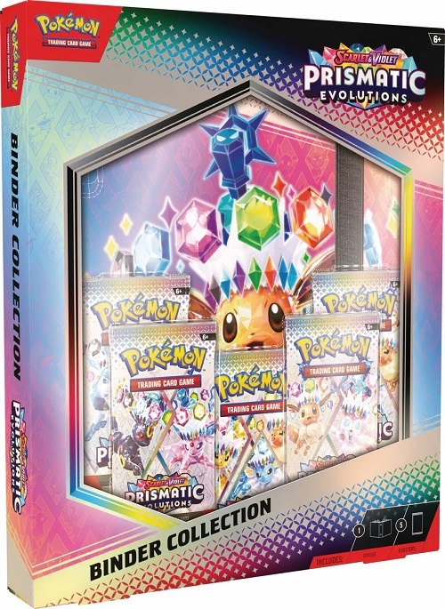 Pokémon Scarlet & Violet SV8.5 Prismatic EVOLUTIONS Binder Collection -אלבום קלפי פוקימון