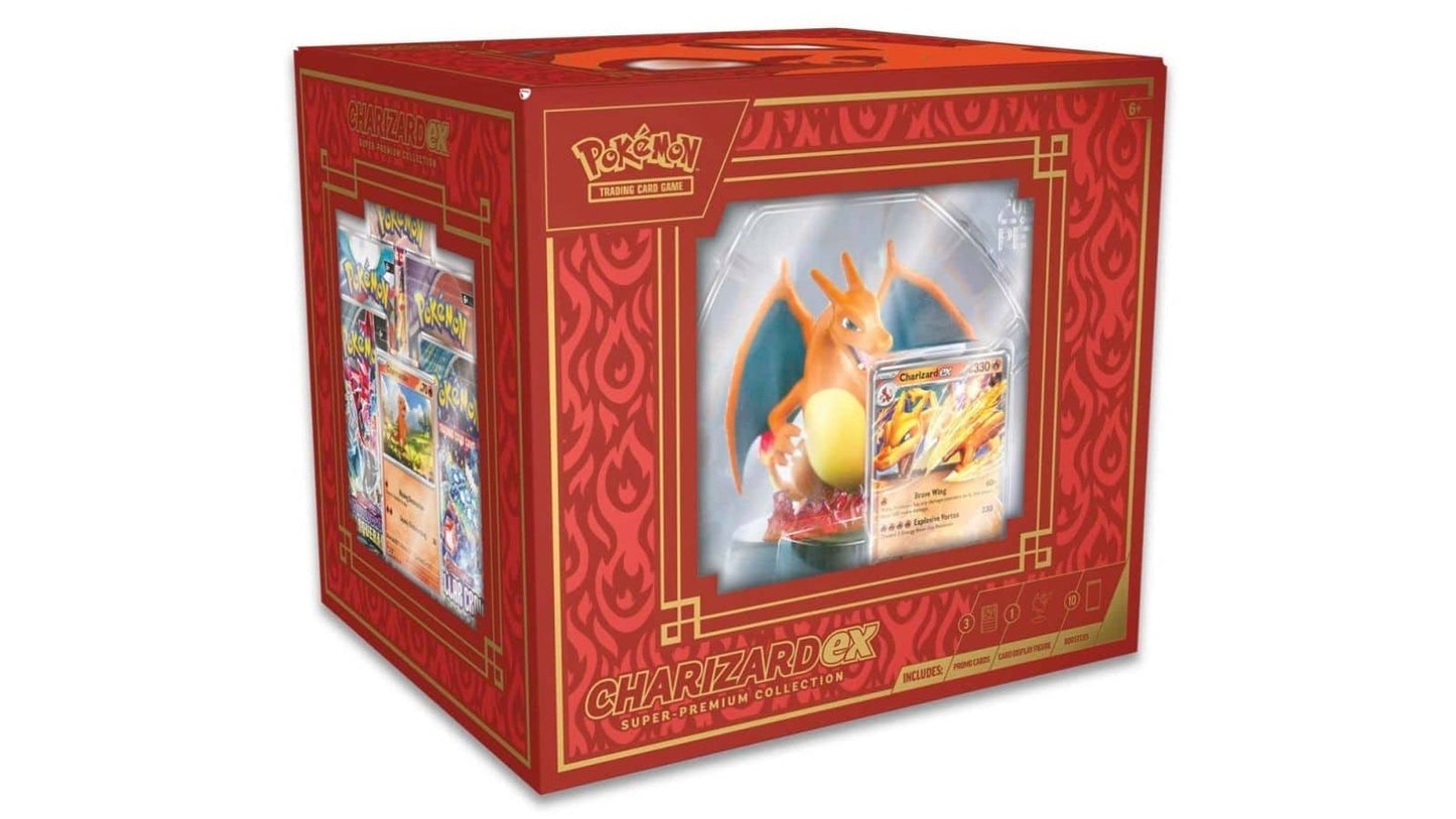 Charizard Ex Super Premium Collection -מארז קלפי פוקימון