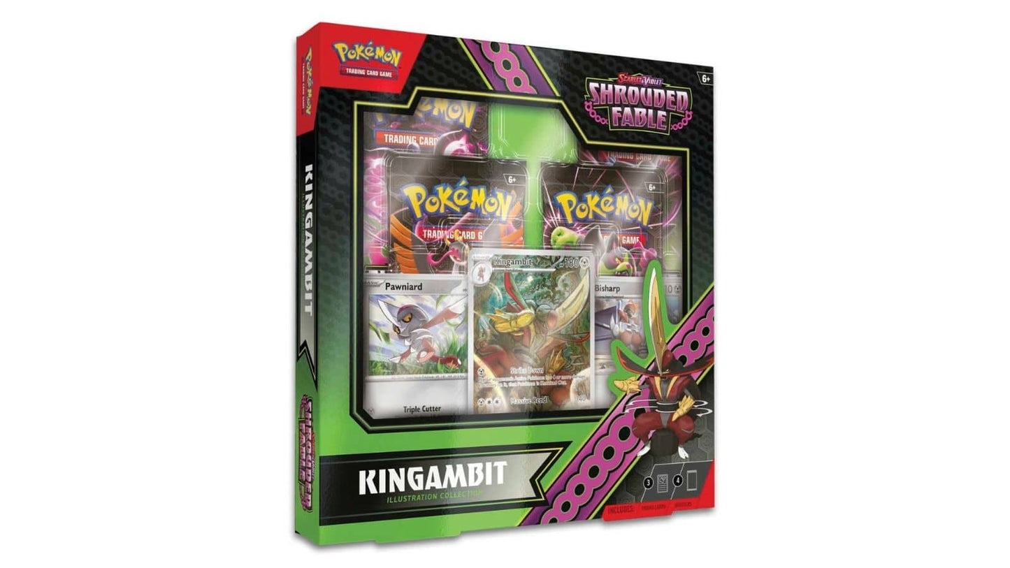 Shrouded Fable Kingambit Illustration Collection -מארז קלפי פוקימון